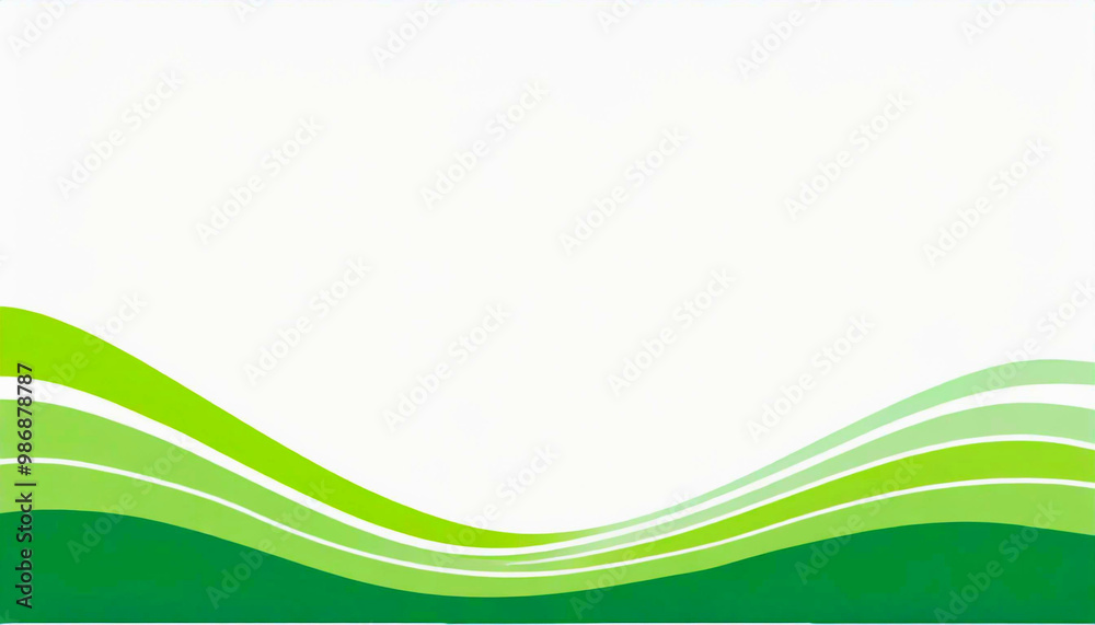An illustration with green streamlined patterns on a white background. An illustration with green streamlined patterns on a white background.