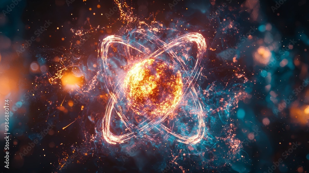 Envisioning Atomic Fission: A Detailed 3D Visualization of Nuclear Reaction Process with Energetic Effects Envisioning Atomic Fission: A Detailed 3D Visualization of Nuclear Reaction Process with Energetic Effects