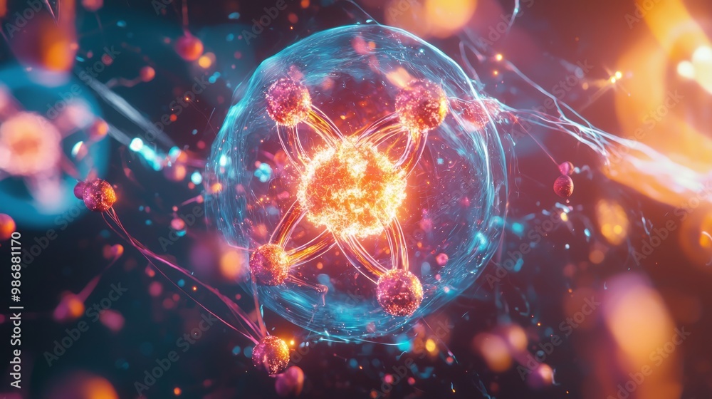 Illuminating the Power Within: 3D Visualization of Nuclear Fission Process Unveiling Atomic Collisions and Energy Release Illuminating the Power Within: 3D Visualization of Nuclear Fission Process Unveiling Atomic Collisions and Energy Release