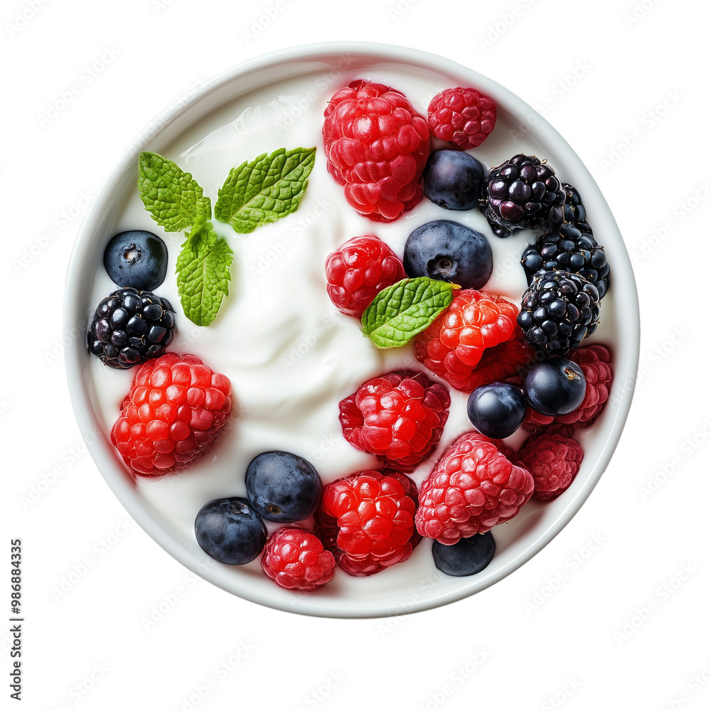 Yogurt cutout on transparent background Yogurt cutout on transparent background
