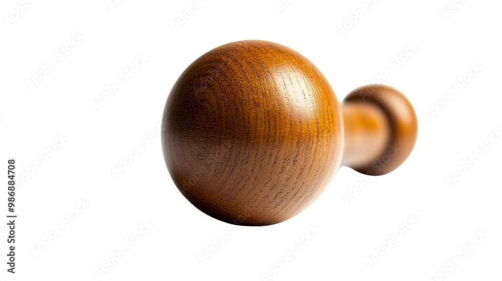 A wooden object with a round shape. isolated on transparent background, PNG file A wooden object with a round shape. isolated on transparent background, PNG file
