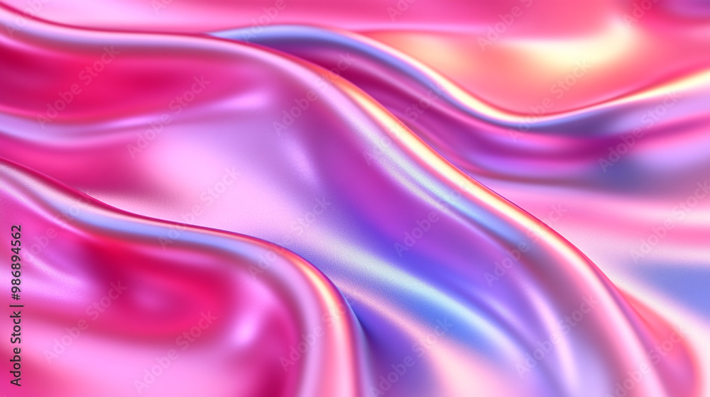 A mesmerizing display of flowing pink and purple silk, creating a stunning abstract pattern and elegant texture. A mesmerizing display of flowing pink and purple silk, creating a stunning abstract pattern and elegant texture.