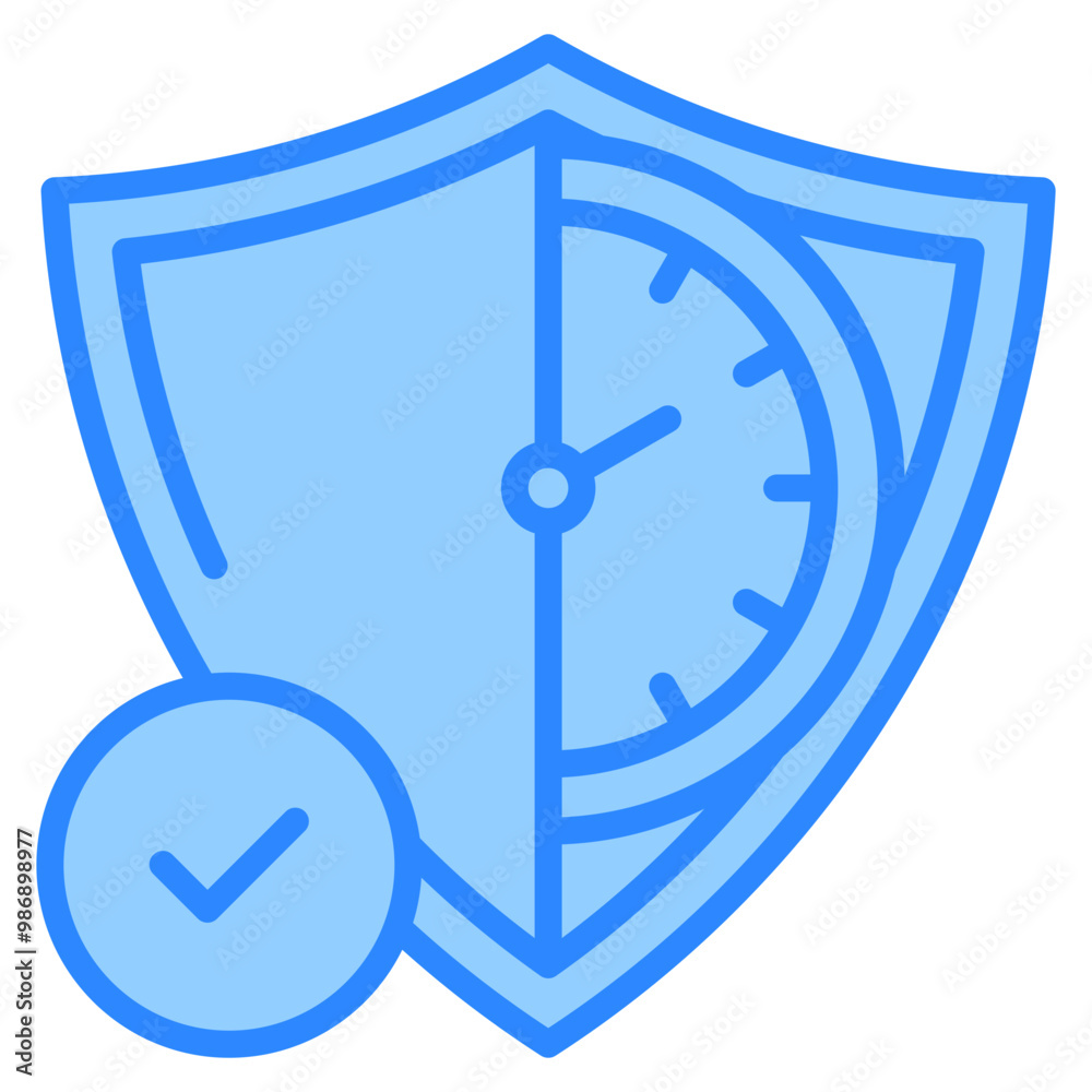 Uptime Shield Icon Uptime Shield Icon