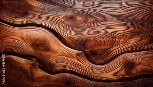 Polished wood texture with smooth grains