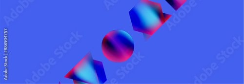 Fluid color geometric shapes abstract background. Vector Illustration For Wallpaper, Banner, Background, Card, Book Illustration, landing page