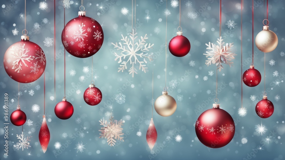 christmas background with balls christmas background with balls