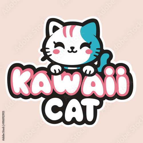 Kawaii Cat Logo