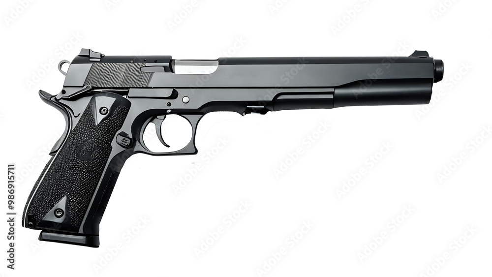 gun isolated on white, US Army handgun pistol isolated on a white background PNG gun isolated on white, US Army handgun pistol isolated on a white background PNG