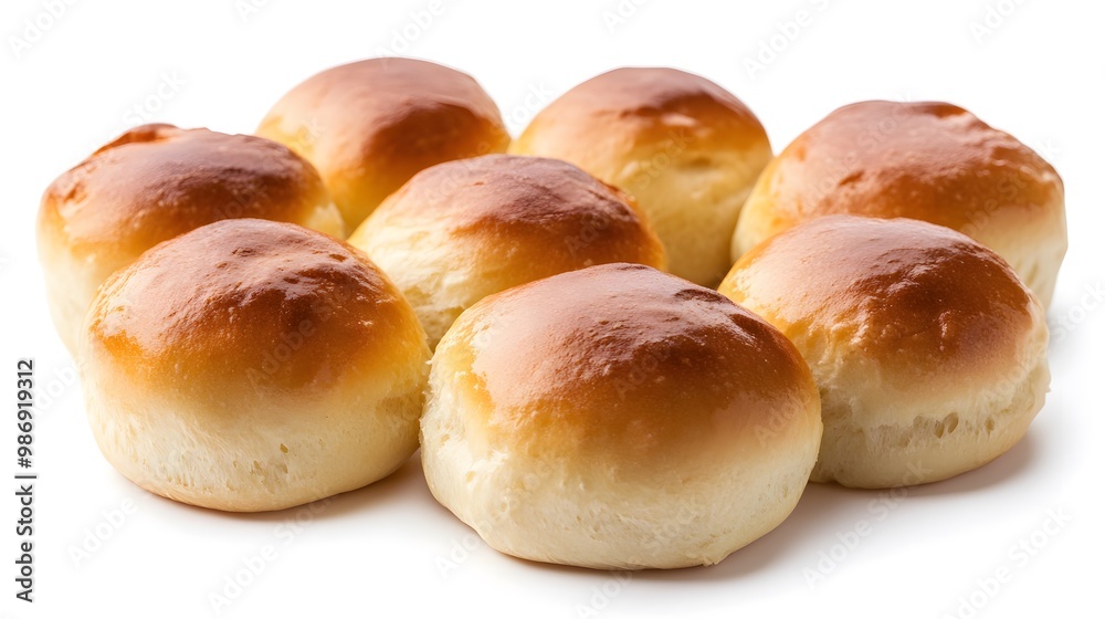 Freshly baked bread rolls and small buns isolated on a white transparent background, ideal for Thanksgiving holiday dinner. Freshly baked bread rolls and small buns isolated on a white transparent background, ideal for Thanksgiving holiday dinner.