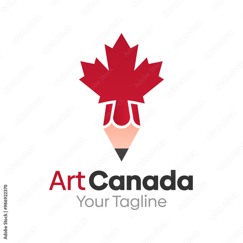 Art Canada Logo Design Template. Good for Business, Agency, Community and Organization Art Canada Logo Design Template. Good for Business, Agency, Community and Organization