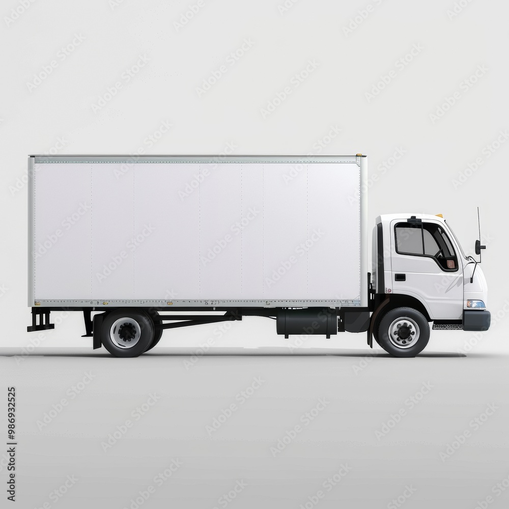 Box Truck Mockup Box Truck Mockup