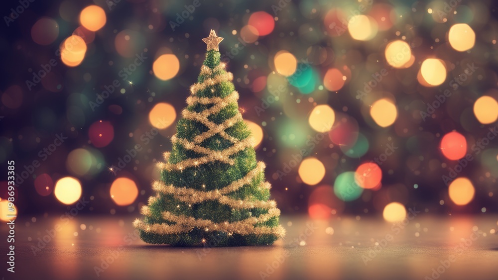 christmas tree with lights christmas tree with lights