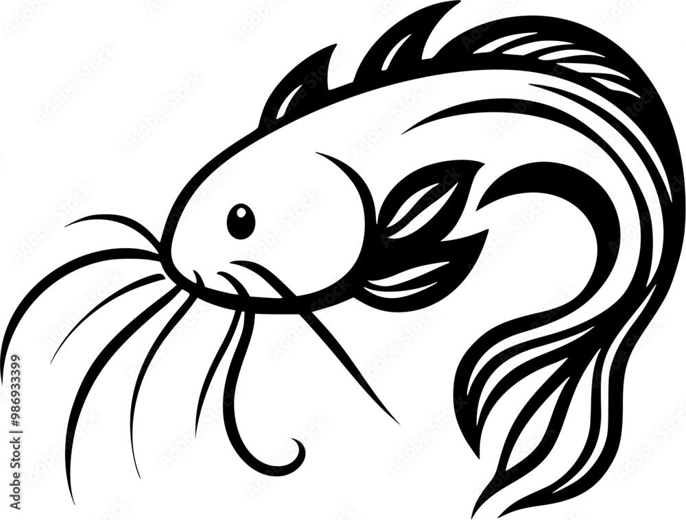 black and white fish black and white fish