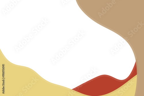 Colorful wavy illustration for background