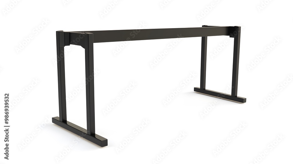 Hurdle isolated on a white transparent background, rendered in 3D. Hurdle isolated on a white transparent background, rendered in 3D.