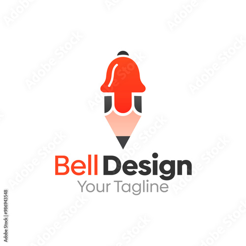 Free Download Bell Design Logo Design Template. Good for Business, Agency, Community and Organization - GFXLoad