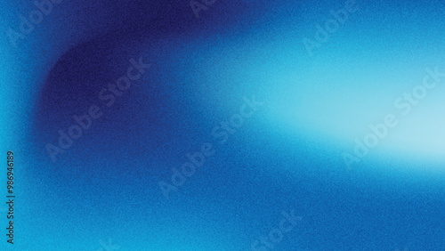 Blue Color Gradient Background, Abstract Blurred Blue Grainy Background Vector	