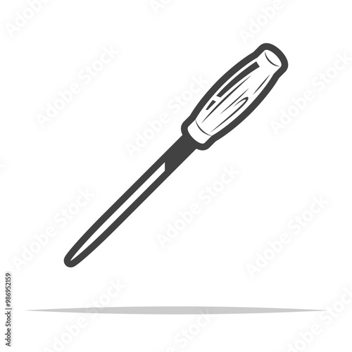 Takoyaki turning pick icon transparent vector isolated