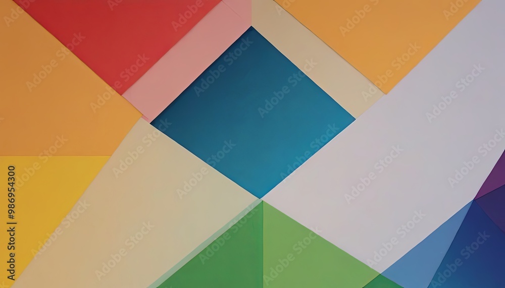 A colorful background with a white square in the middle A colorful background with a white square in the middle