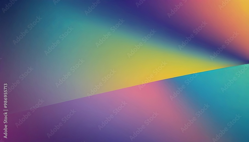 A colorful background with a rainbow and a blue line