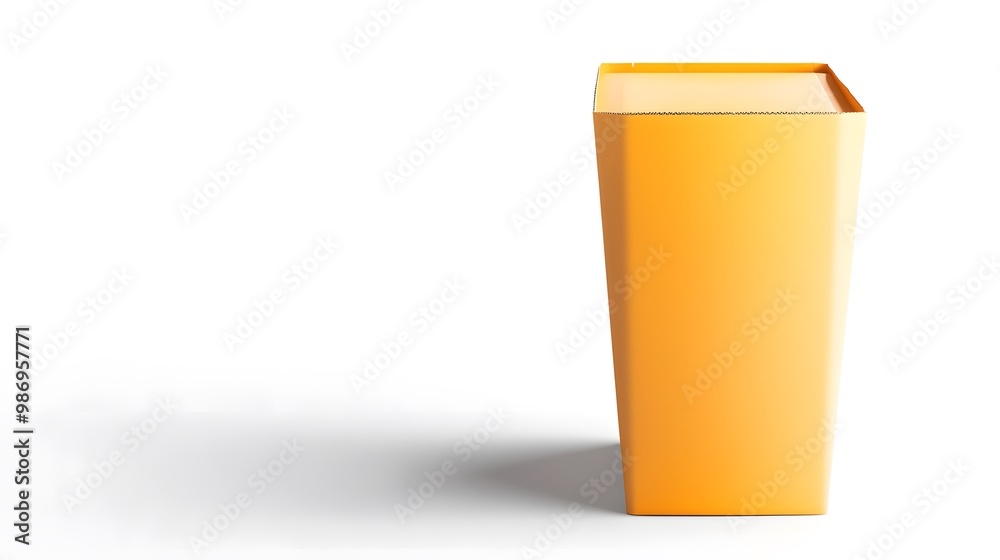 Orange juice carton box isolated on a white transparent background, PNG format. Orange juice carton box isolated on a white transparent background, PNG format.