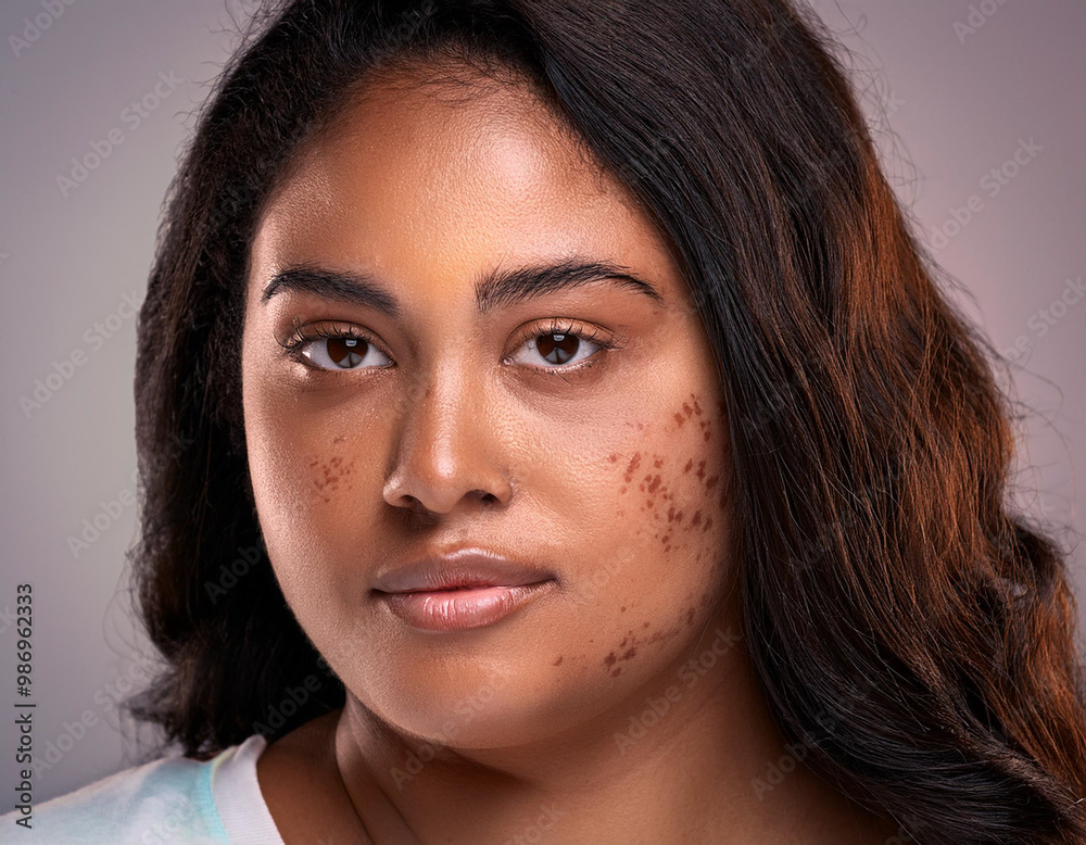 Woman Suffering From Sun Damage Actinic Keratosis Woman Suffering From Sun Damage Actinic Keratosis