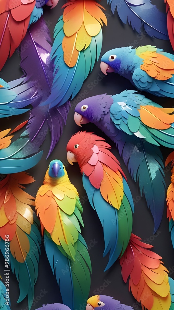 Obraz premium blue and yellow macaw