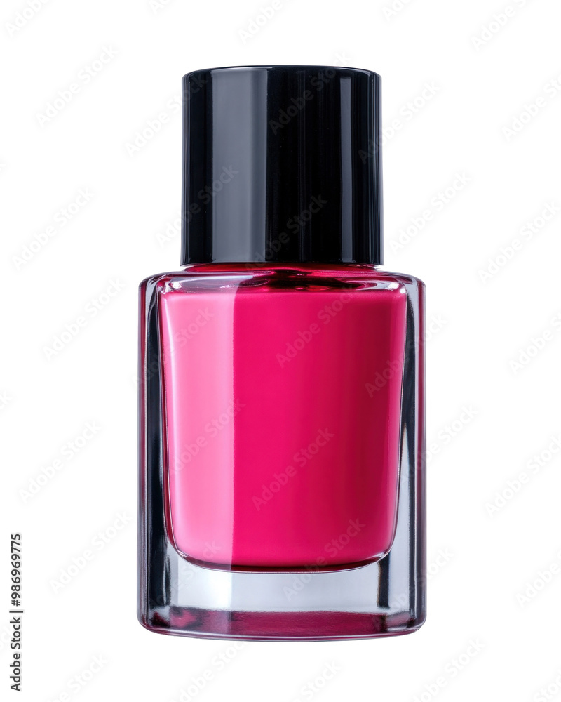 A bottle of nail polish, isolate on transparent background A bottle of nail polish, isolate on transparent background