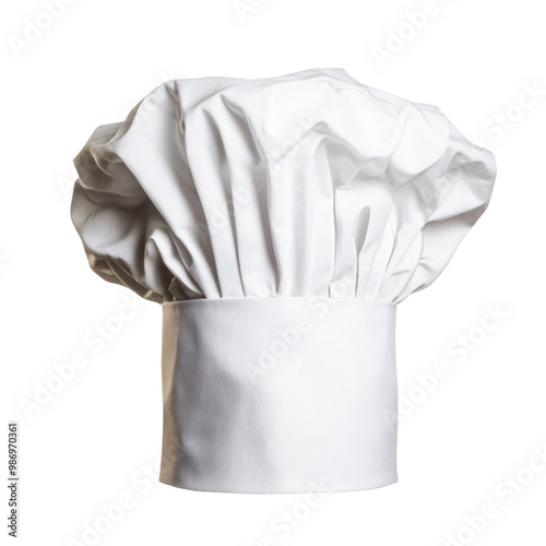 A chef's hat, isolate on transparent background