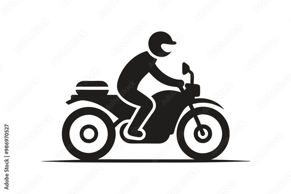 Motorcycle silhouette vector artwork Motorcycle silhouette vector artwork