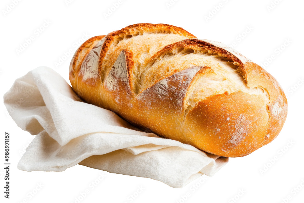 A loaf of bread, isolate on transparent background A loaf of bread, isolate on transparent background