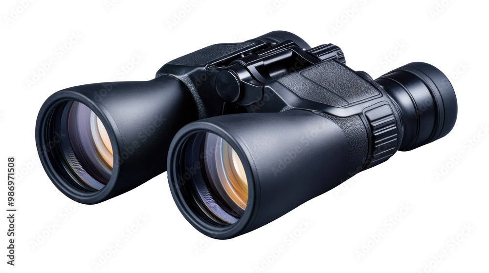 A pair of binoculars, isolate on transparent background A pair of binoculars, isolate on transparent background