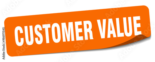 CUSTOMER VALUE STICKER