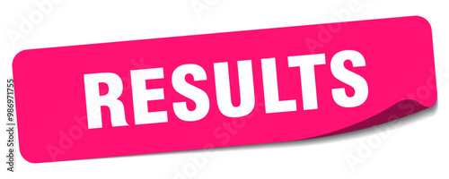 RESULTS STICKER