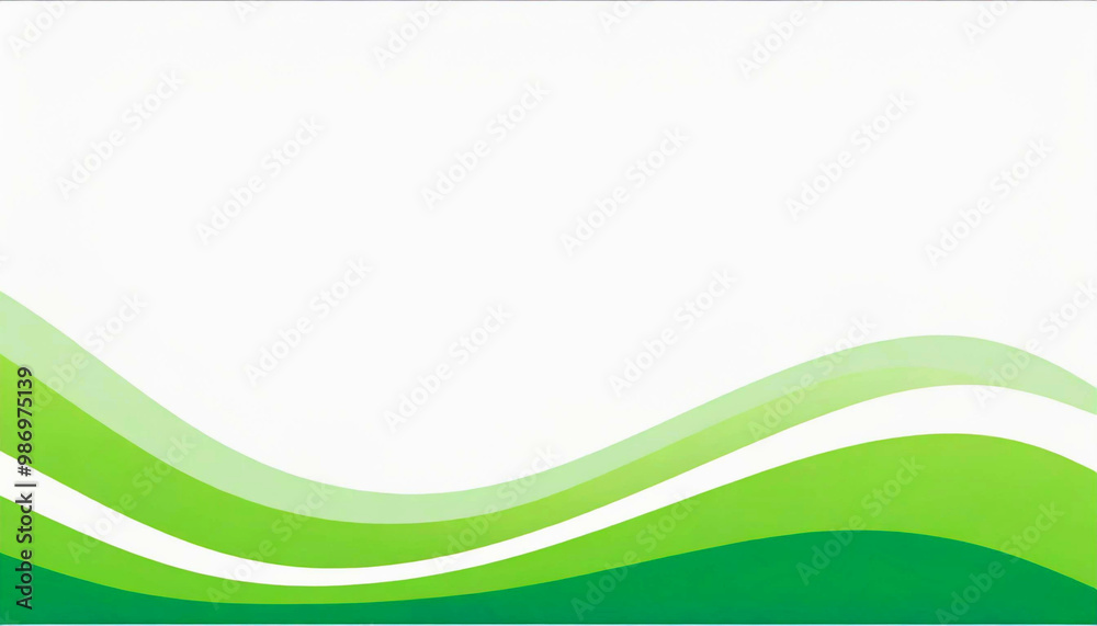 An illustration with green streamlined patterns on a white background. An illustration with green streamlined patterns on a white background.