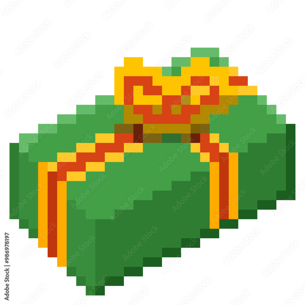 Fototapeta premium Pixel Christmas Present