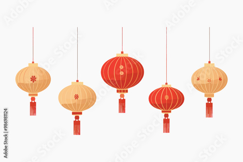 Traditional Chinese paper lanterns