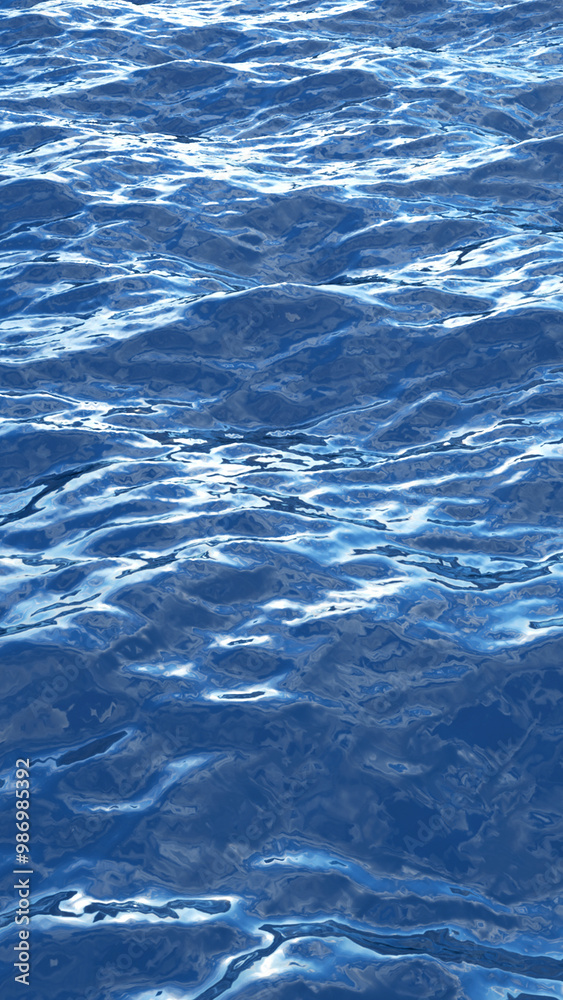 Ocean flare background by 3D rendering scene. 3D renderer of ocean waves. Rays of light on the water. Ocean flare background by 3D rendering scene. 3D renderer of ocean waves. Rays of light on the water.