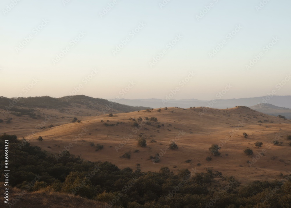 Fototapeta premium Sunrise Over the Sierra Madre del Sur