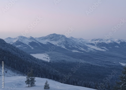 Dusk in the Tatra Mountains