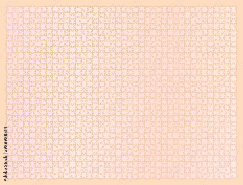 ジグソーパズル風モザイク柄のかわいいピーチピンク色トーンののテクスチャー