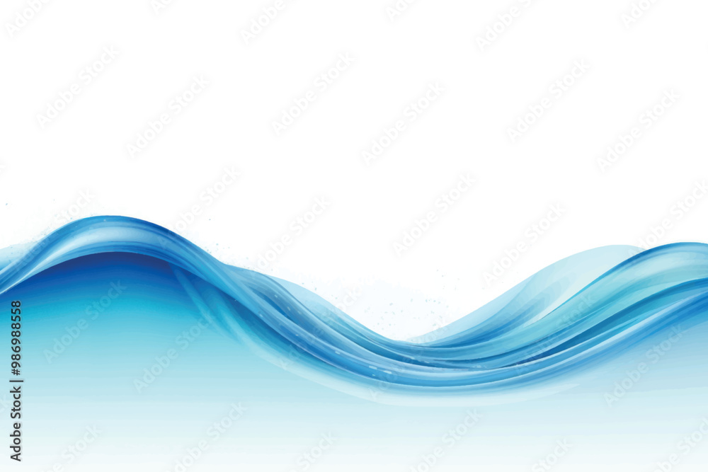 Abstract blue wave background Abstract blue wave background