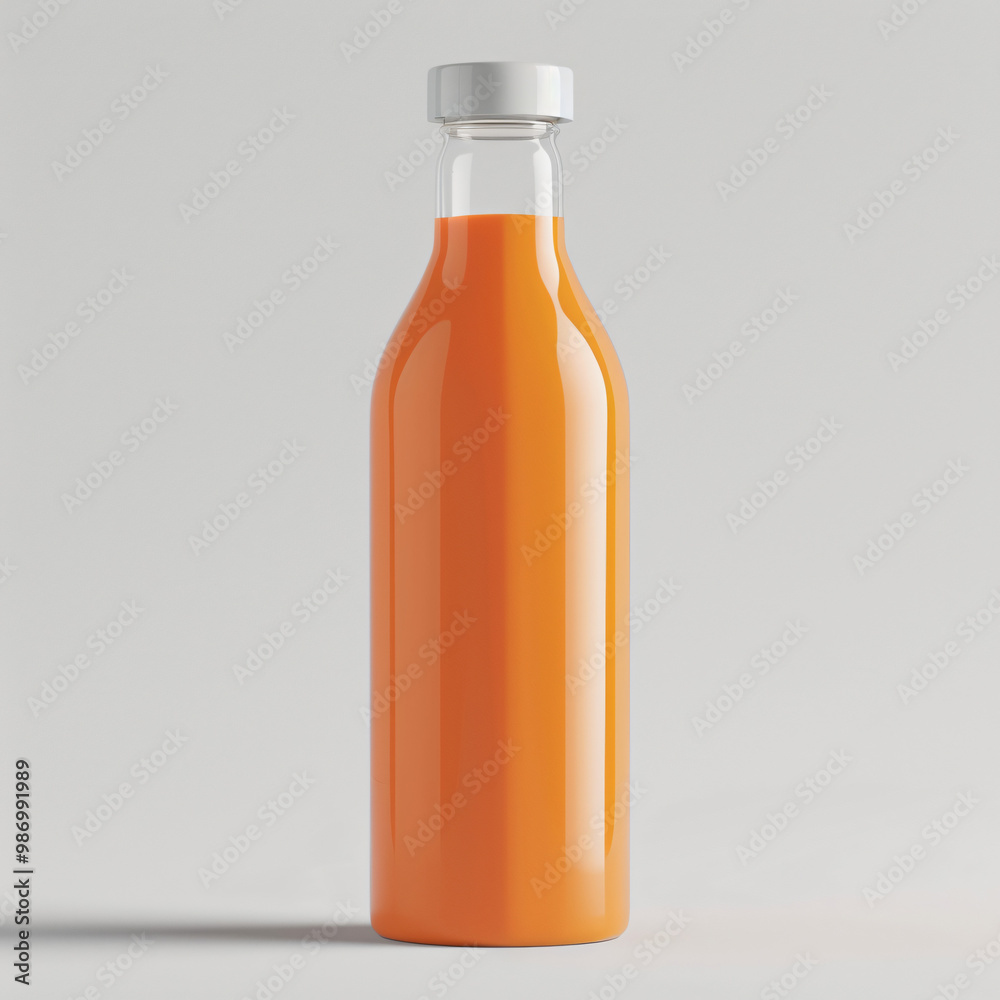 Juice Smoothie bottle isolated Juice Smoothie bottle isolated