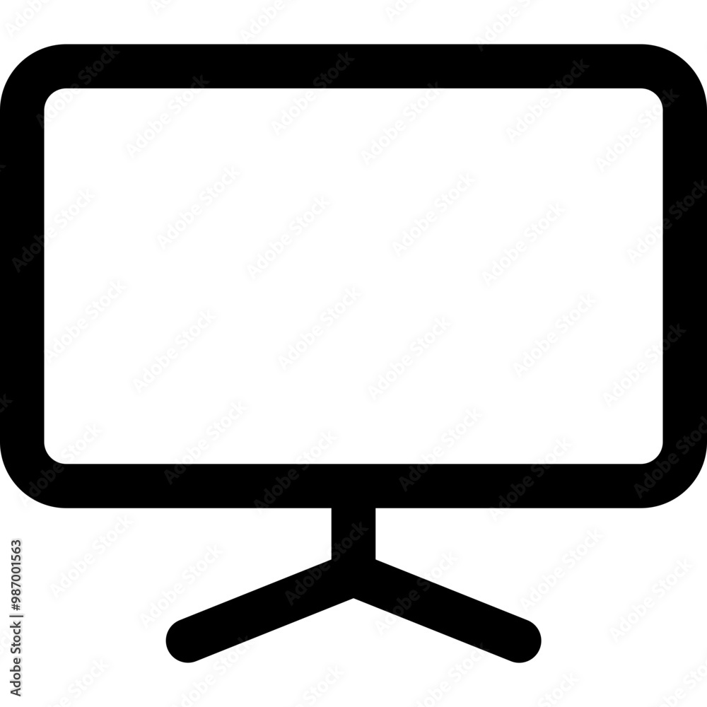 monitor electronic icon style outline monitor electronic icon style outline