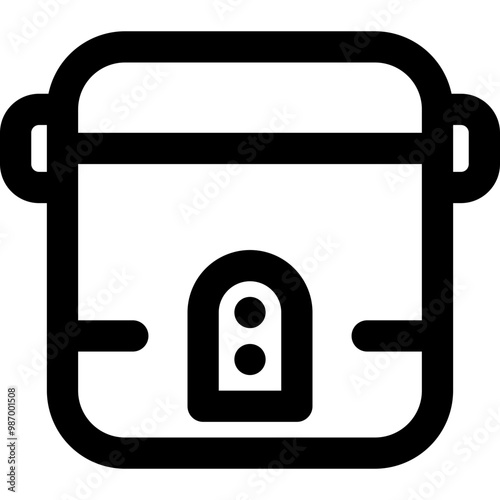 mejikom electronic icon style outline