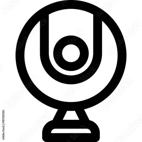 cctv electronic icon style outline