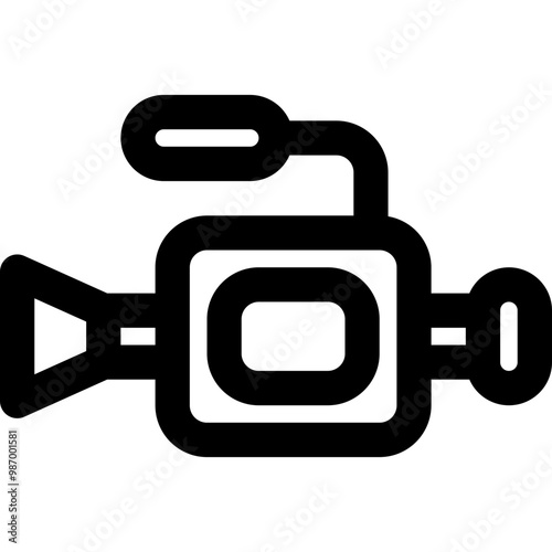 camera electronic icon style outline