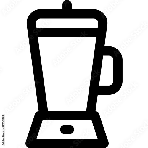 blender electronic icon style outline