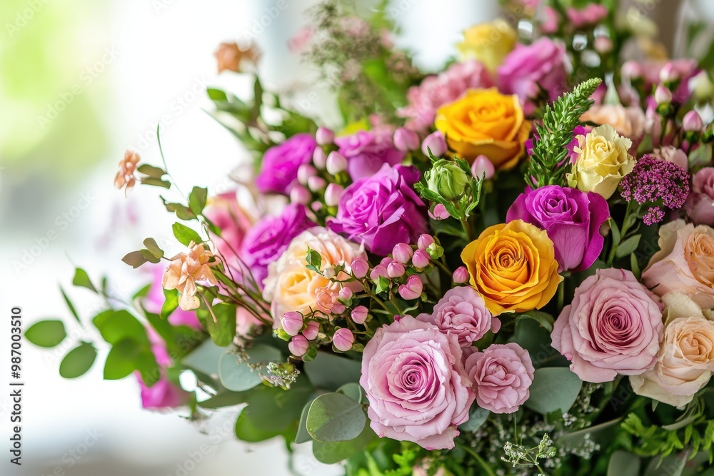 Assorted Flowers in a Beautiful Vase Arrangement Assorted Flowers in a Beautiful Vase Arrangement