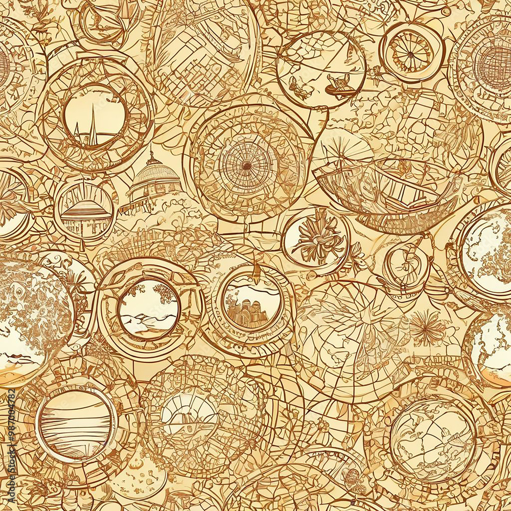 Fototapeta premium Wanderlust Unleashed: Exploring the World's Wonders